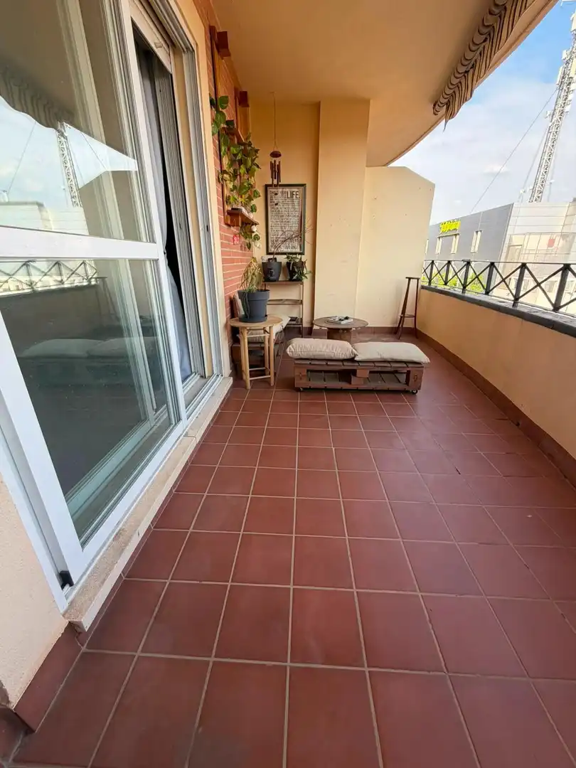 Terraza de Piso de alquiler en Badajoz con Aire acondicionado, Amueblado y Balcón