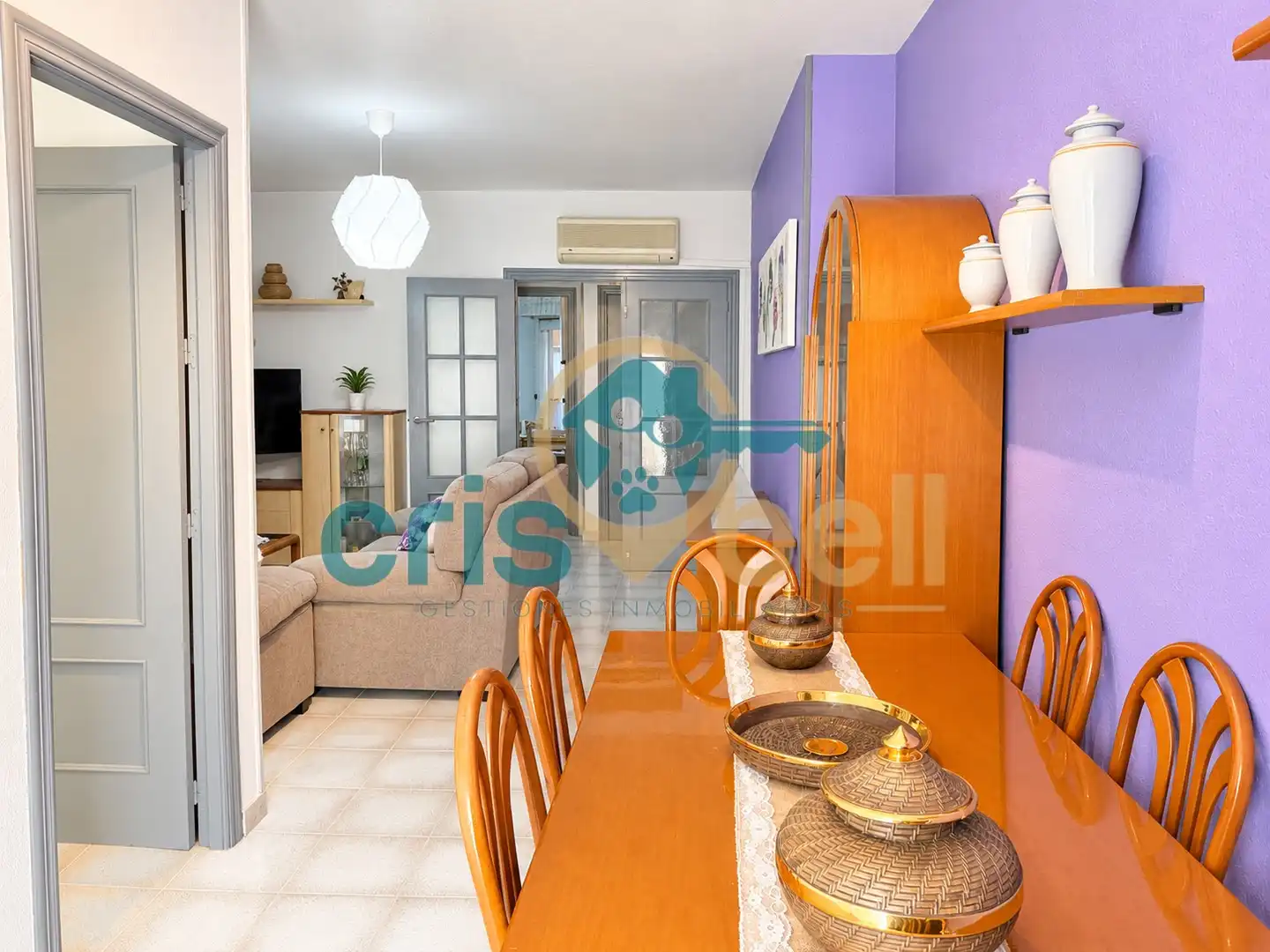 Dining room of Flat for sale in Pedanías Centro