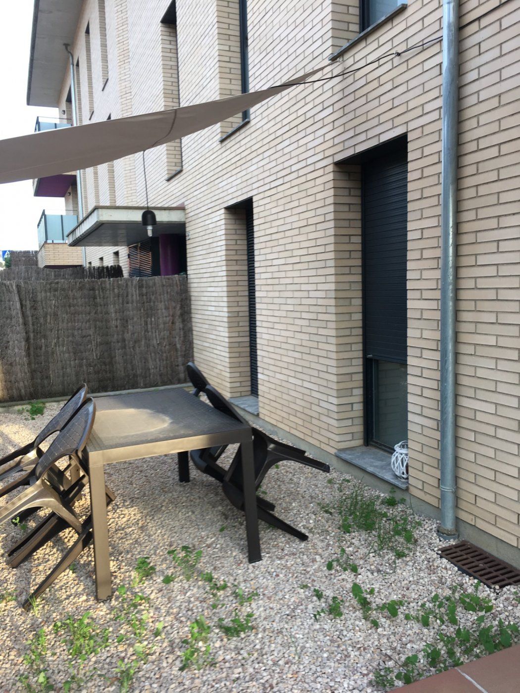 Terraza de Apartamento de alquiler en Riudellots de la Selva con Calefacción, Parquet y Trastero