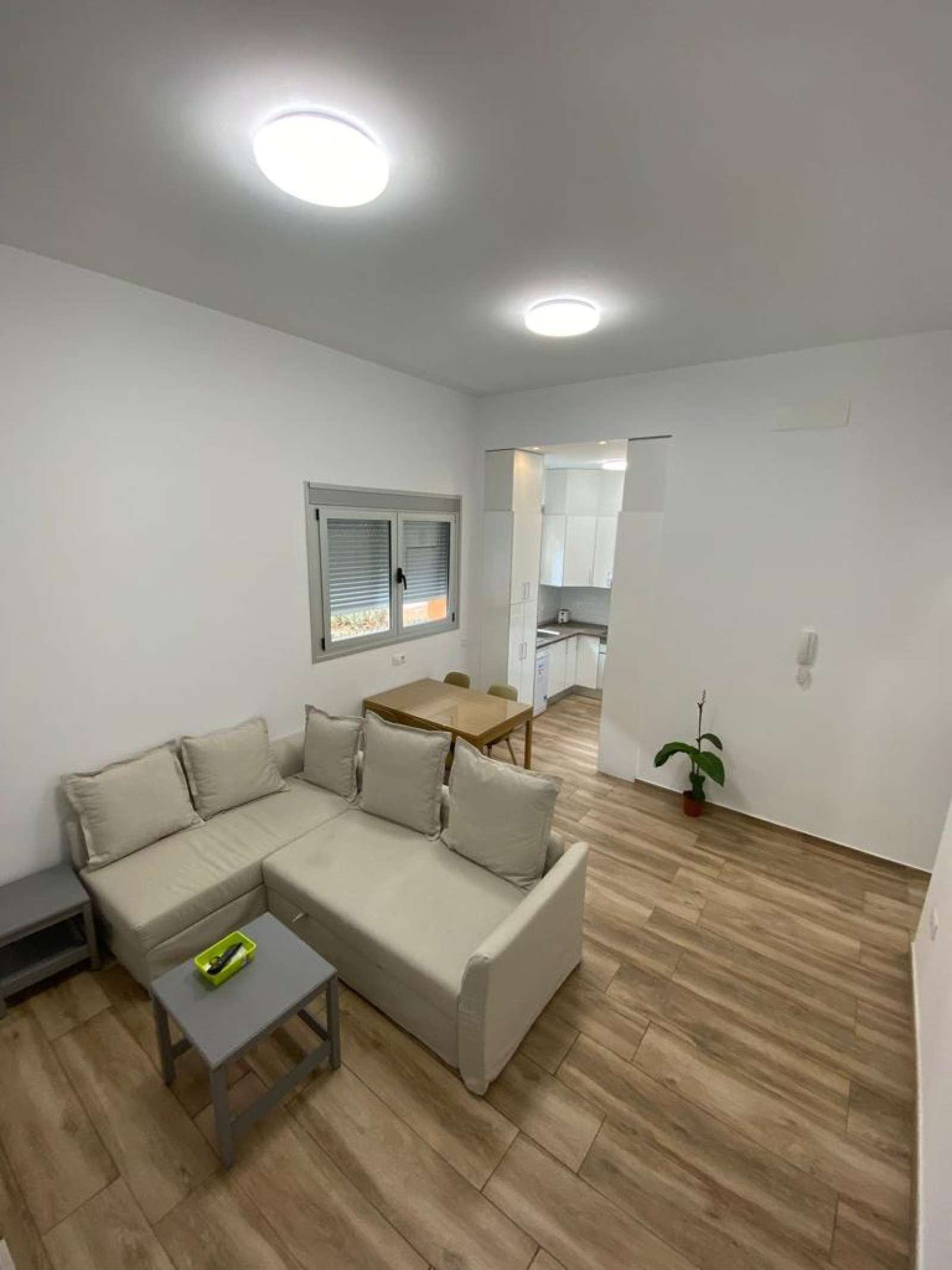 Living room of Apartment to share in  Santa Cruz de Tenerife Capital  with Air Conditioner and Terrace