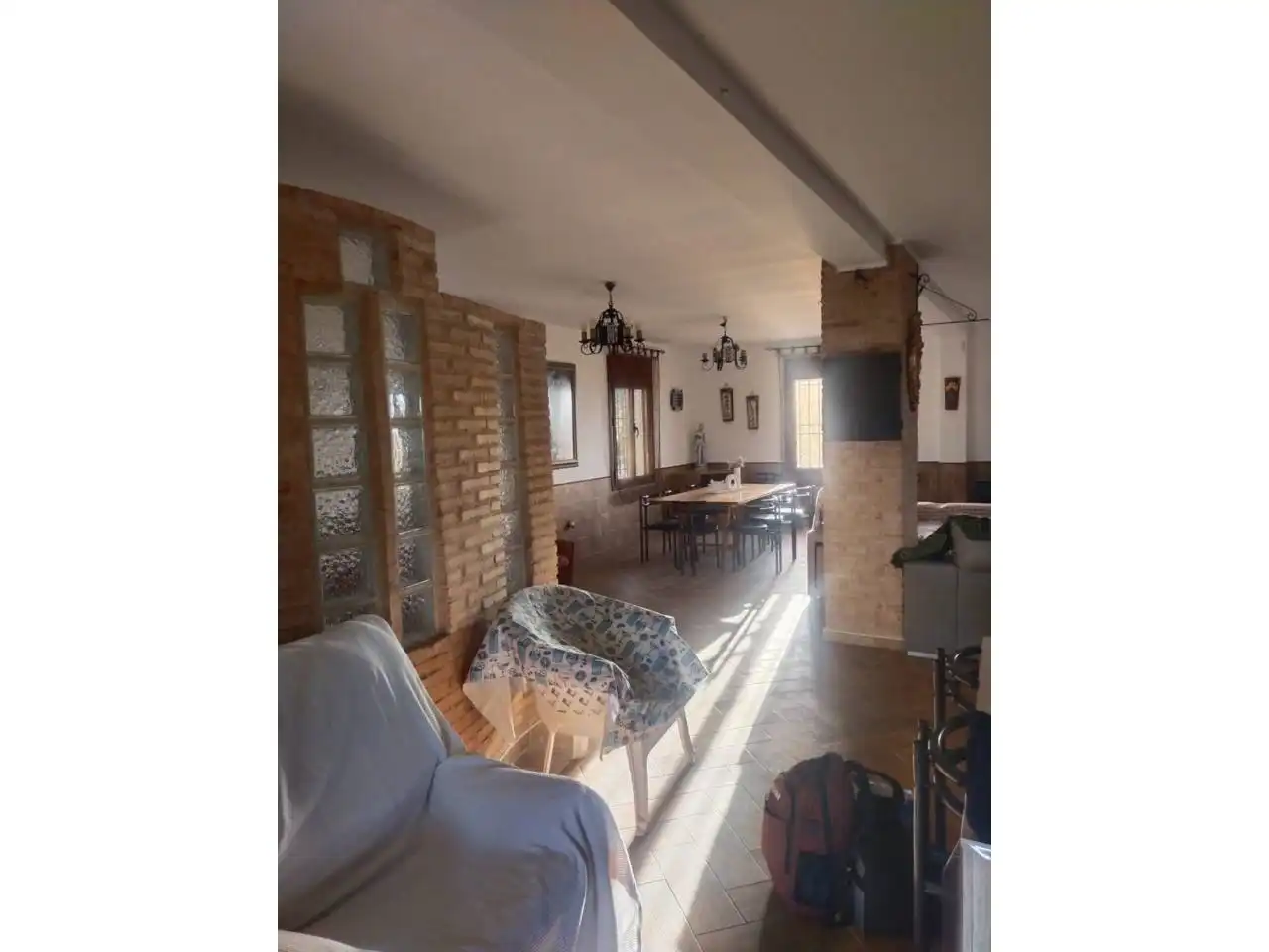 Menjador de Finca rústica en venda en Alhambra amb Aire condicionat, Jardí privat i Terrassa