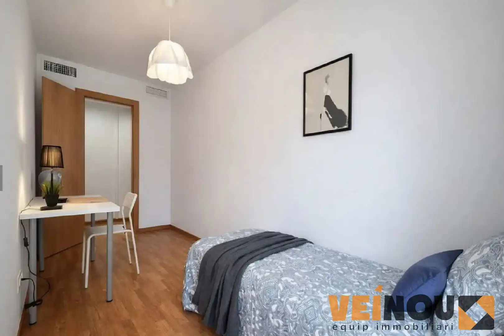 Bedroom of Flat for sale in Badalona  with Air Conditioner, Heating and Terrace