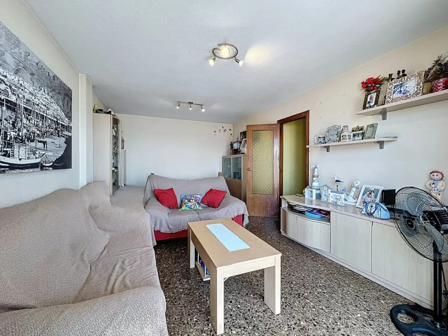 Sala d'estar de Pis en venda en Altea amb Aire condicionat, Terrassa i Balcó
