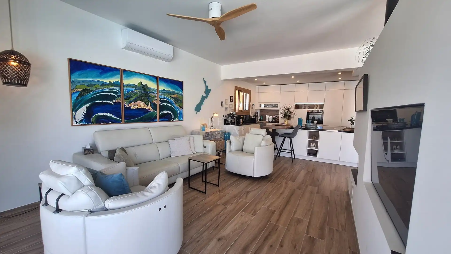 Sala de estar de Casa o chalet en venta en Jávea / Xàbia con Aire acondicionado, Terraza y Trastero