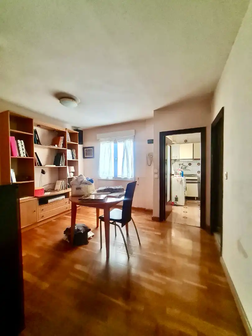 Sala de estar de Piso en venta en Gijón  con Parquet y Amueblado