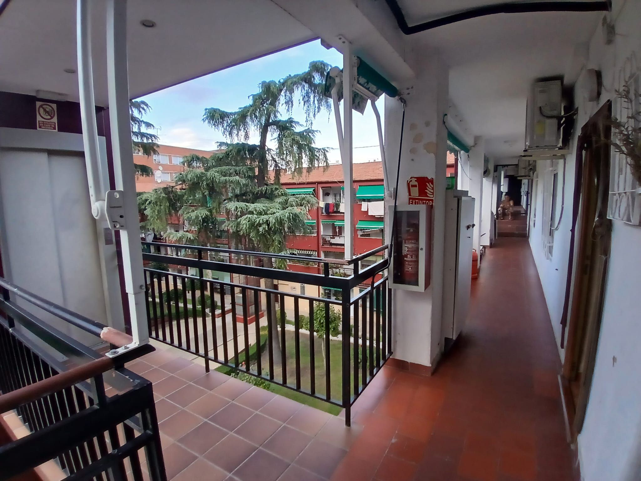 Balcony of Flat for sale in  Madrid Capital  with Air Conditioner and Heating