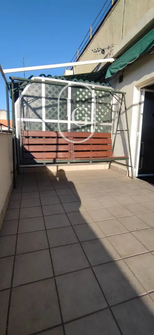 Terrasse von Dachboden zur Miete in Madrid mit Heizung, Terrasse und Ofen