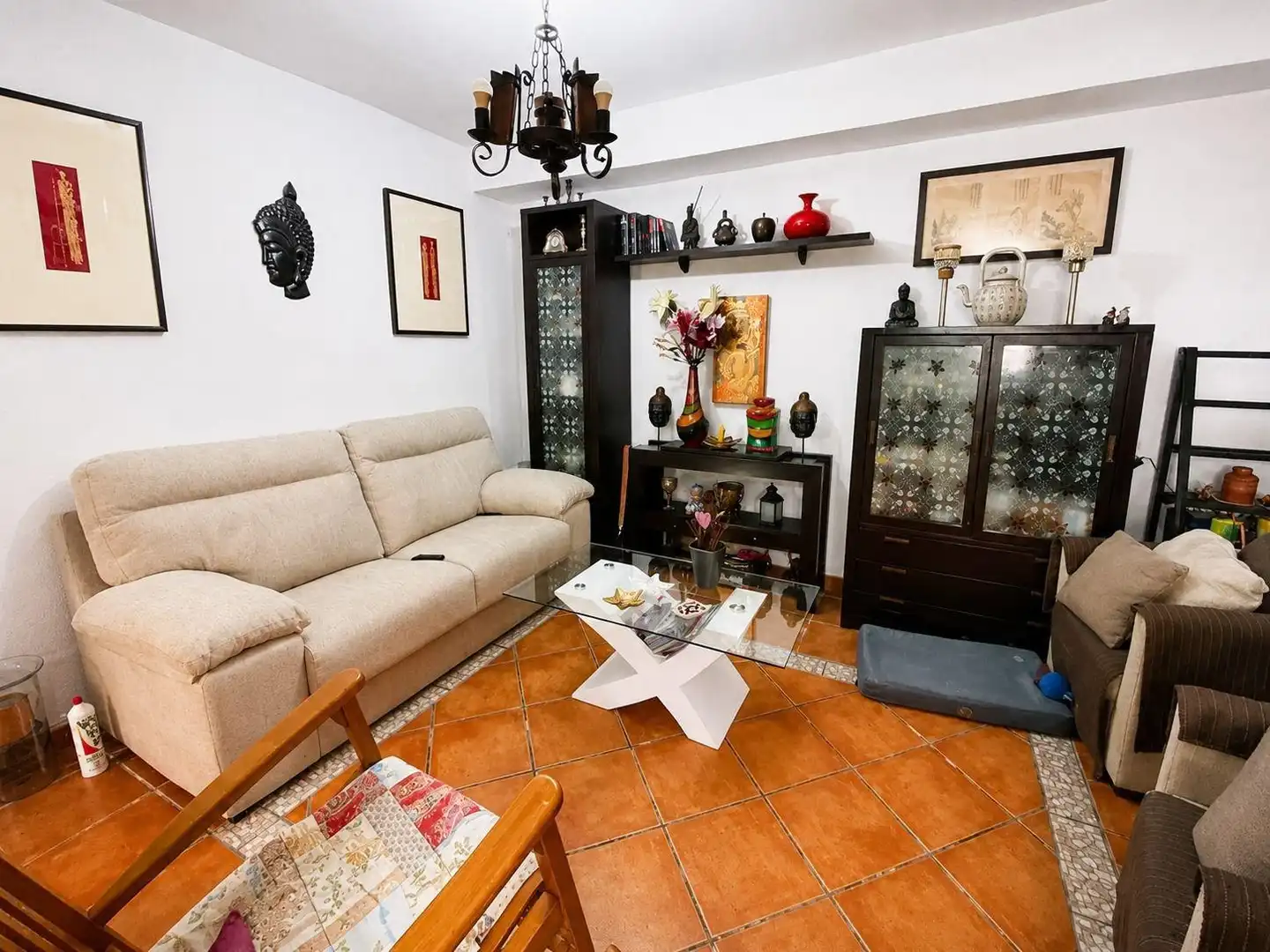 Living room of Houses for sale in Alcalá de los Gazules  with Terrace, Storage room and Furnished