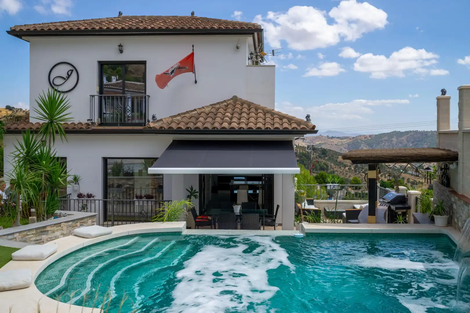 Piscina de Casa o xalet en venda en Casarabonela amb Calefacció, Jardí privat i Terrassa