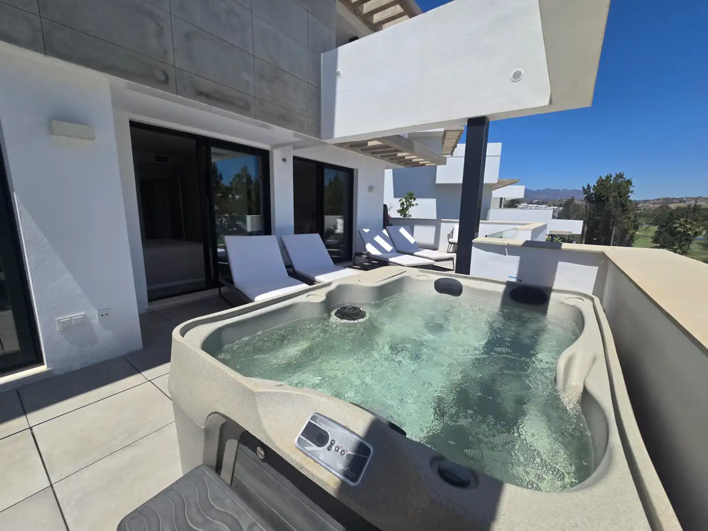 Terrace of Flat for sale in Mijas  with Air Conditioner, Heating and Terrace