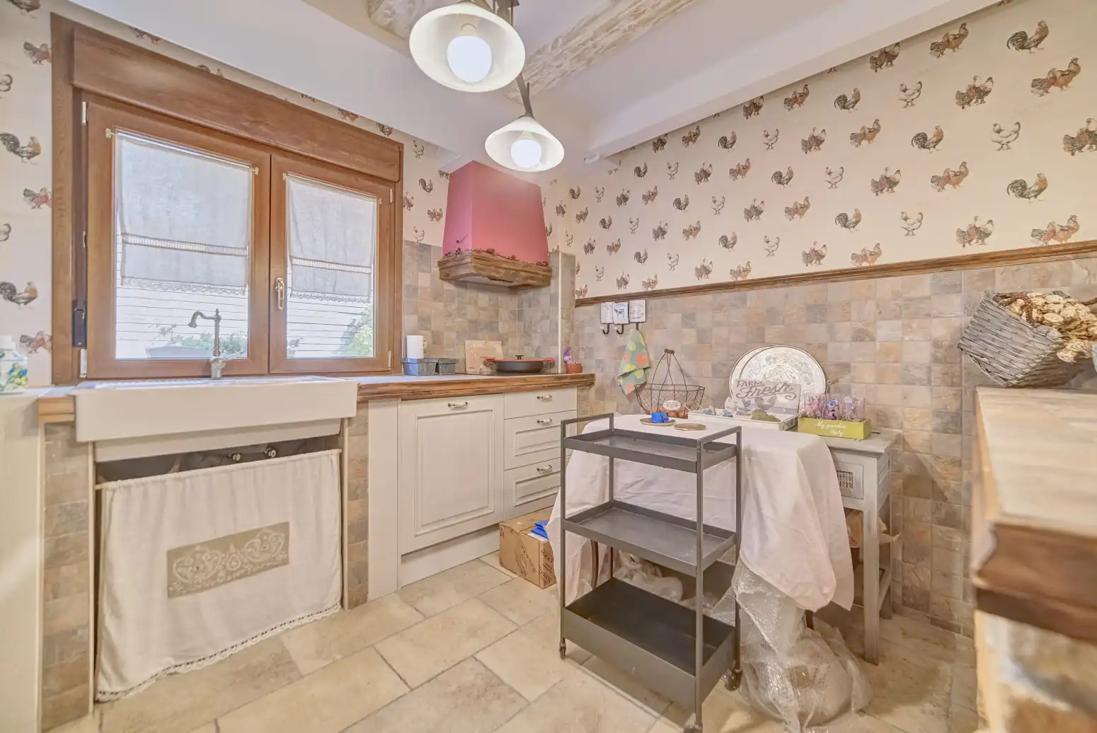 Cocina de Casa o chalet en venta en Orkoien con Calefacción, Parquet y Terraza