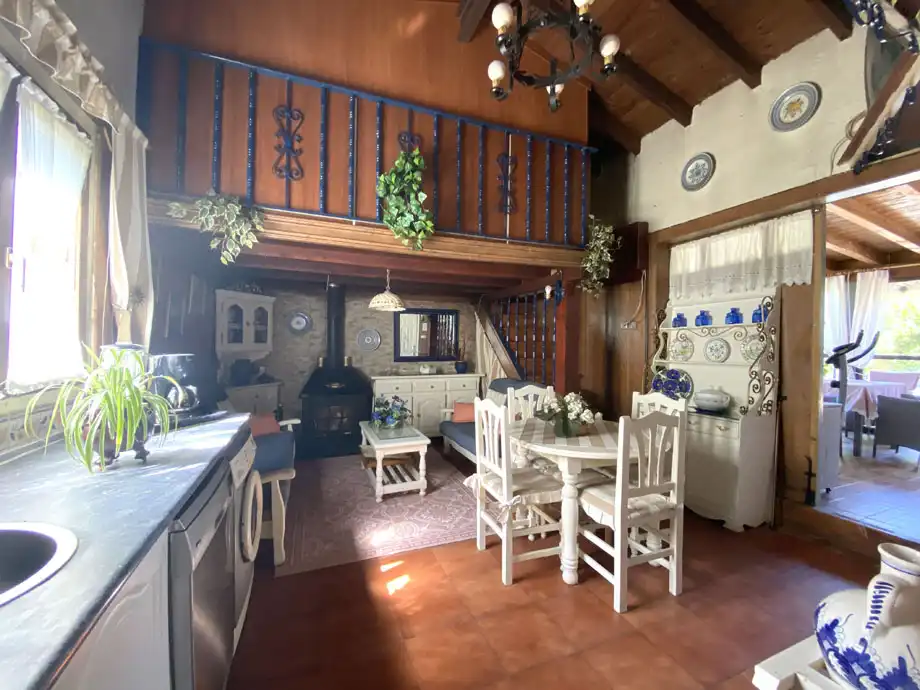 Cocina de Casa o chalet en venta en Alegría-Dulantzi con Calefacción, Jardín privado y Parquet