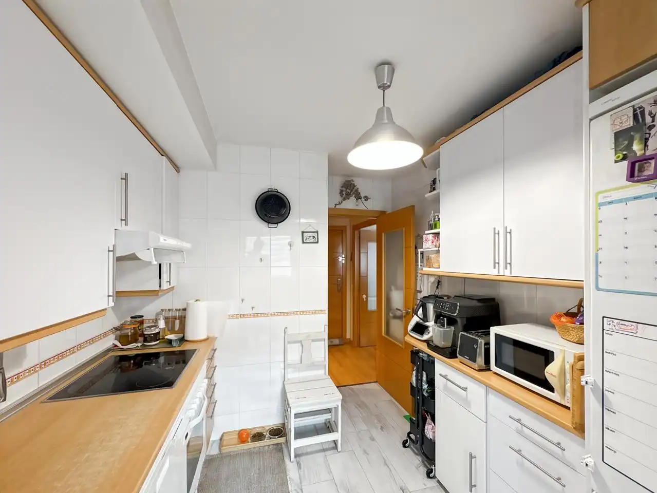 Kitchen of Flat for sale in Madrid  with Air Conditioner, Heating and Community pool