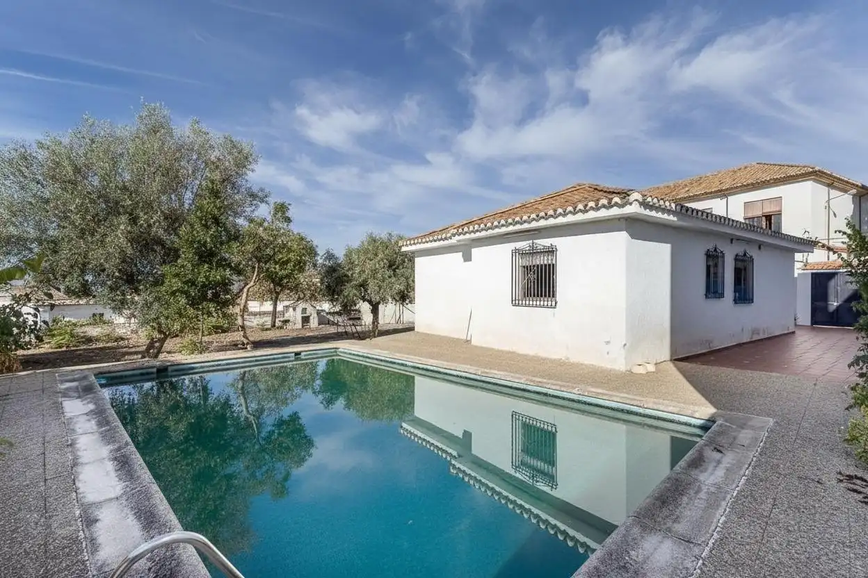 Swimming pool of Houses for sale in  Granada Capital  with Private garden, Terrace and Swimming Pool