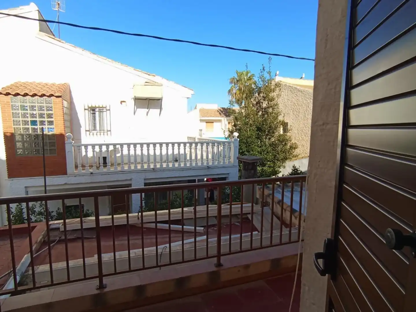 Balcony of Houses for rent in Mazarrón  with Furnished
