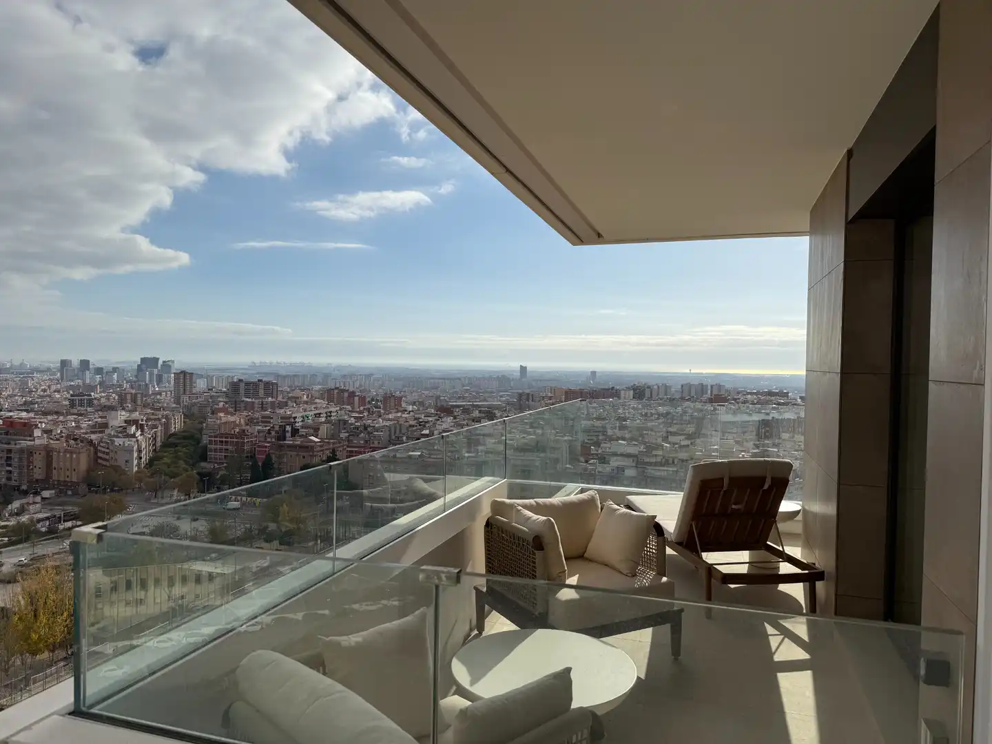 Terrasse von Wohnung zur Miete in Esplugues de Llobregat mit Klimaanlage, Heizung und Terrasse