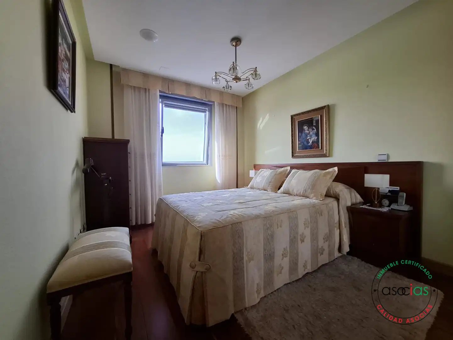Schlafzimmer von Wohnung zum Verkauf in Gijón  mit Heizung, Terrasse und Abstellraum