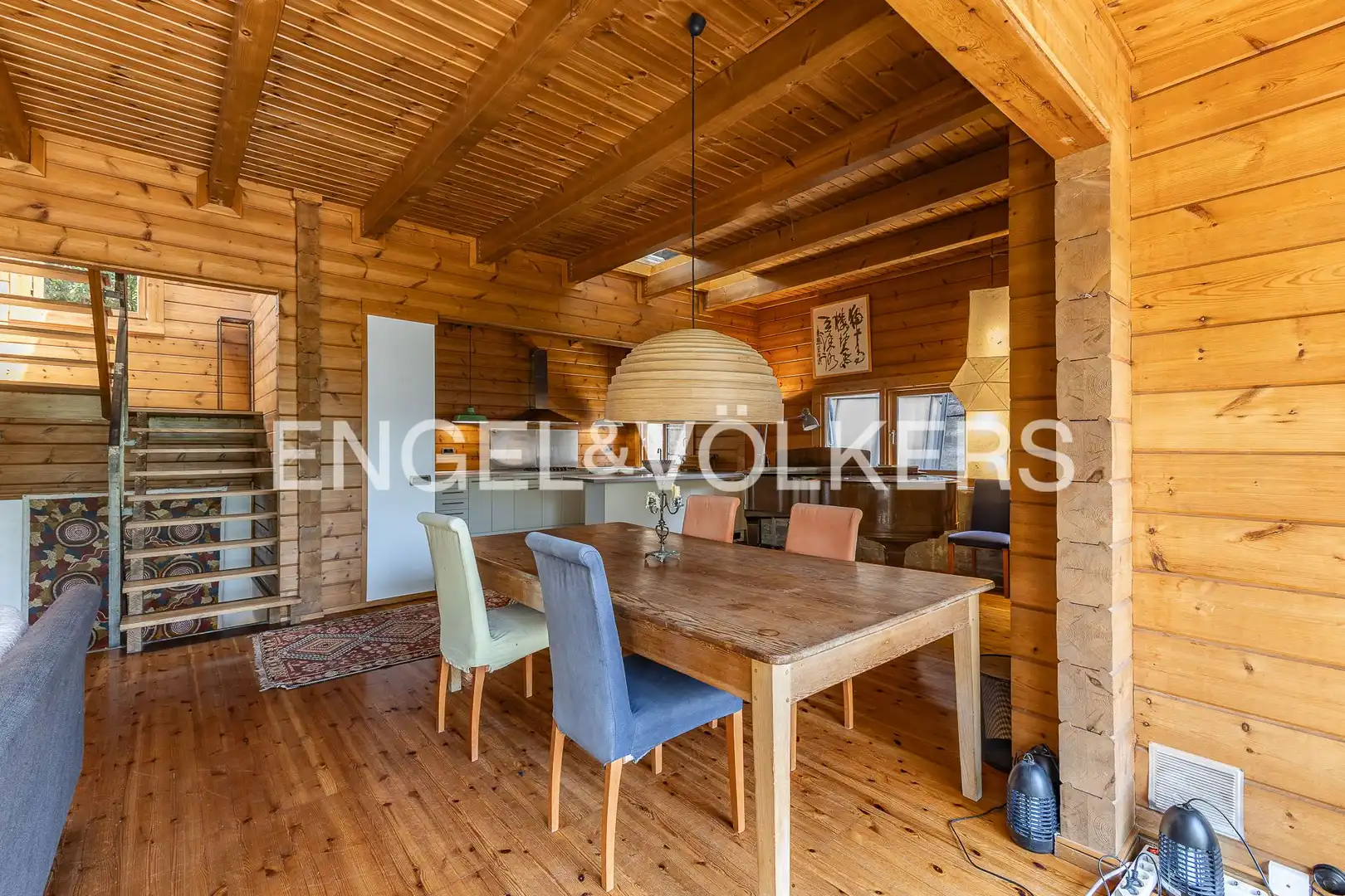 Comedor de Casa o chalet en venta en Barcelona con Calefacción, Jardín privado y Parquet