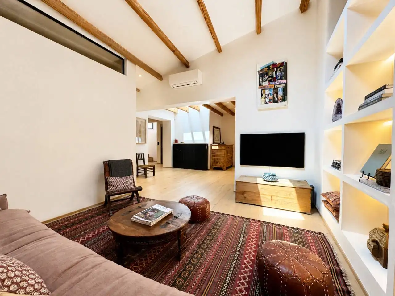 Sala de estar de Ático en venta en  Palma de Mallorca con Aire acondicionado, Calefacción y Parquet