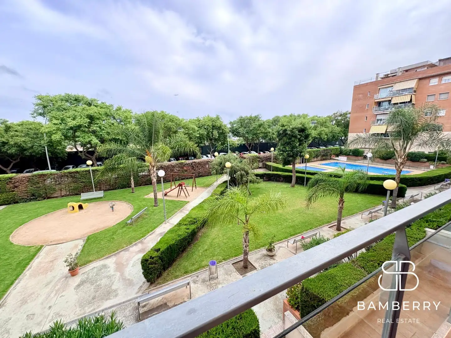 Garden of Flat for sale in Castelldefels  with Parquet flooring and Community pool