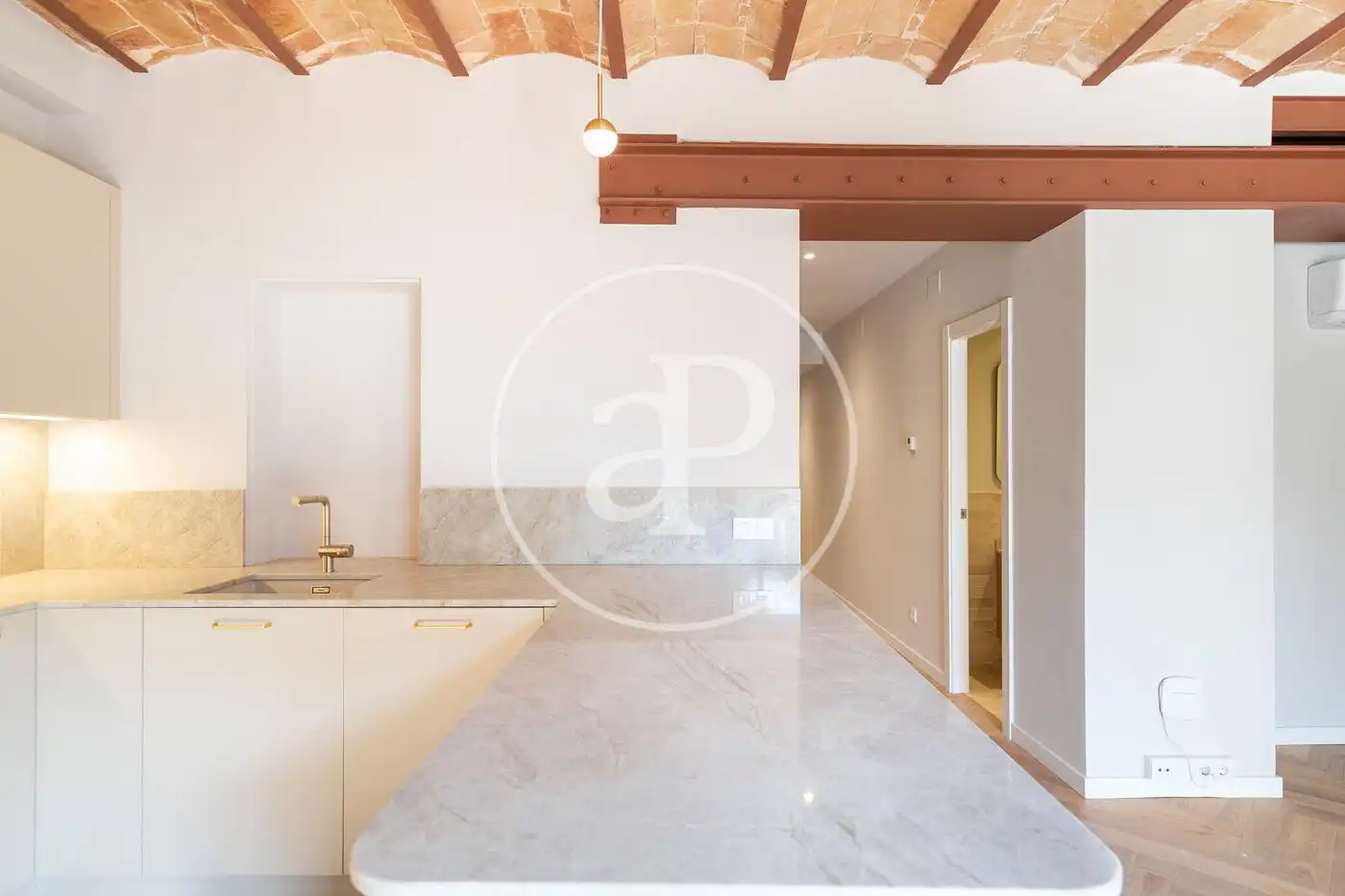 Kitchen of Flat for sale in Barcelona  with Air Conditioner, Heating and Terrace