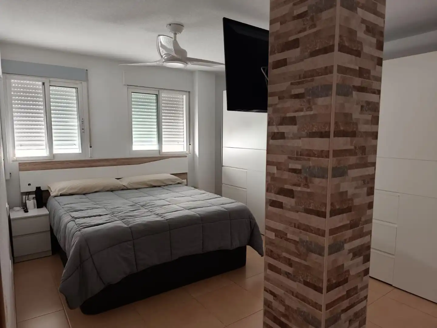 Bedroom of Flat for sale in Murcia  with Air Conditioner, Furnished and Balcony