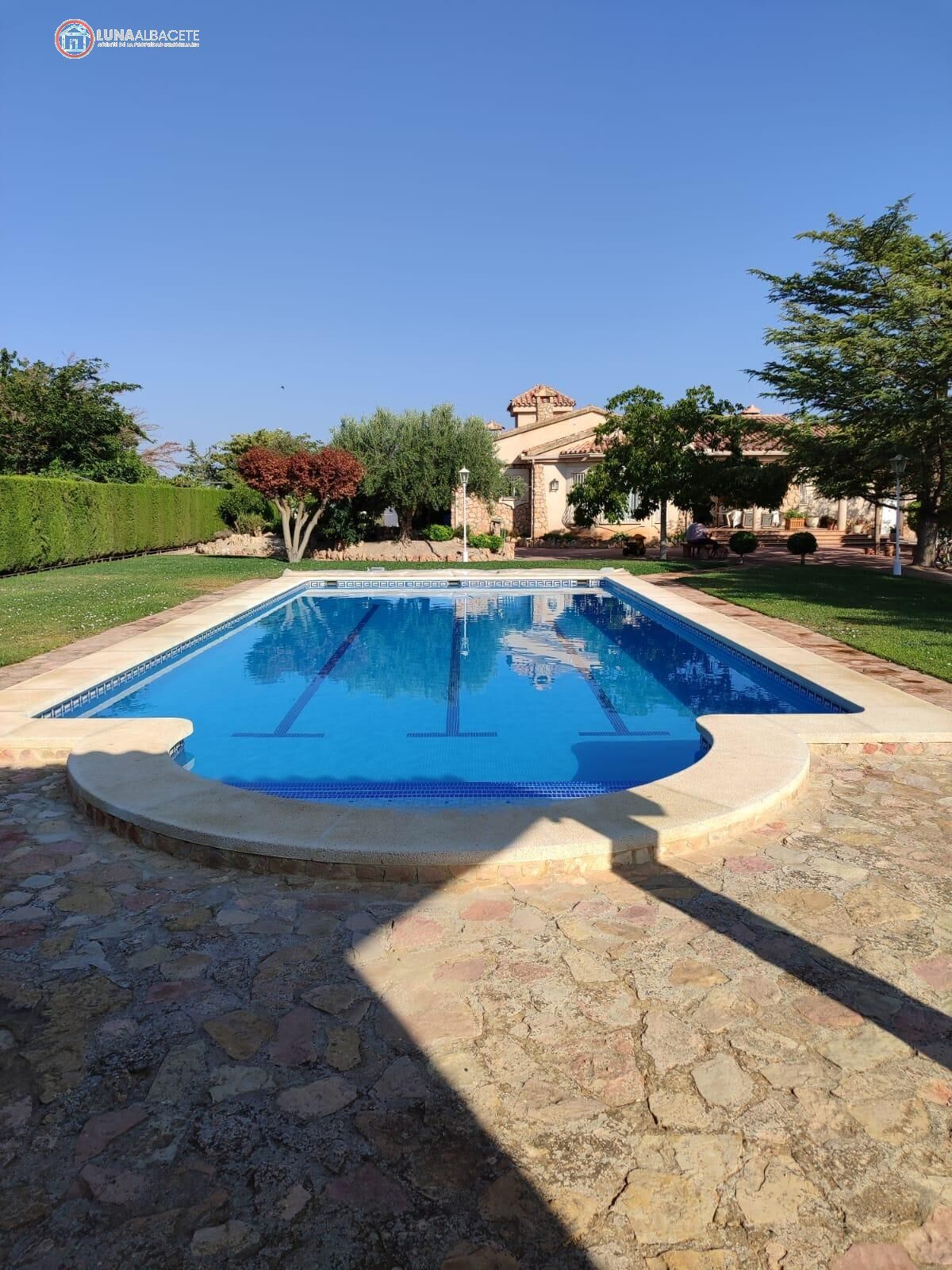 Piscina de Casa o xalet en venda en  Albacete Capital amb Calefacció, Jardí privat i Piscina