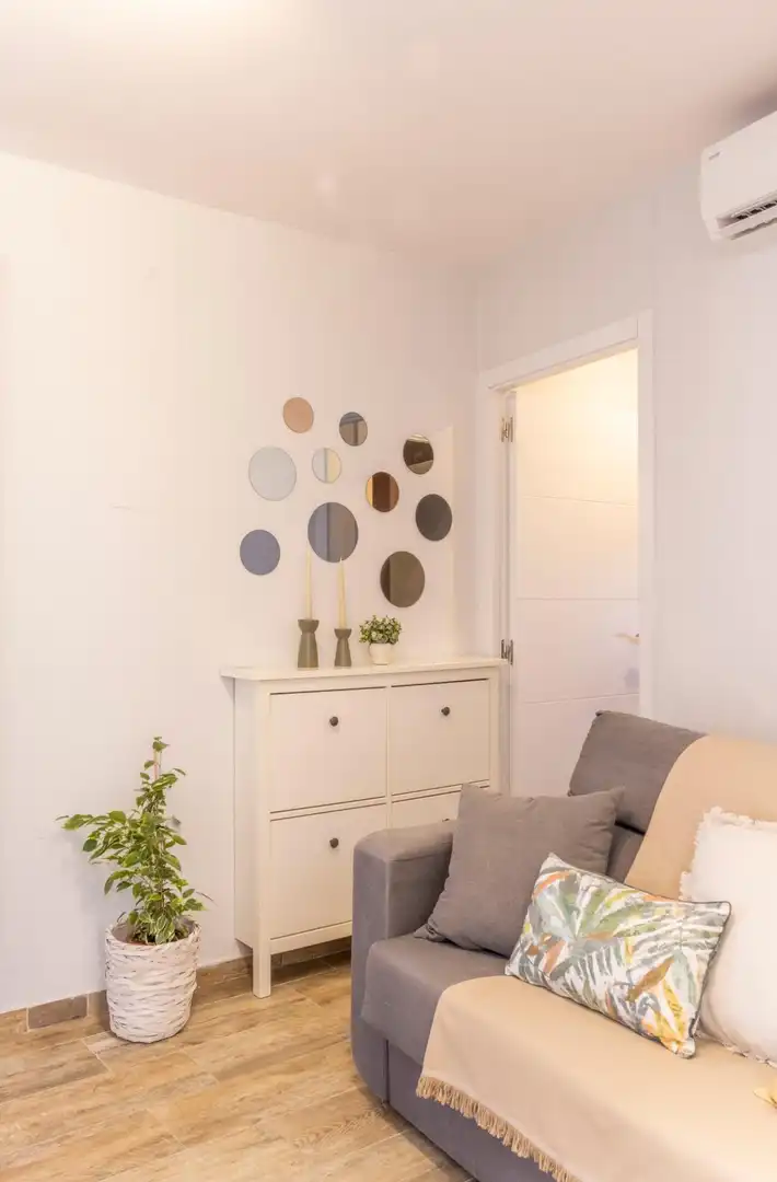 Schlafzimmer von Wohnungen zur Miete in Altafulla mit Klimaanlage, Heizung und Privatgarten