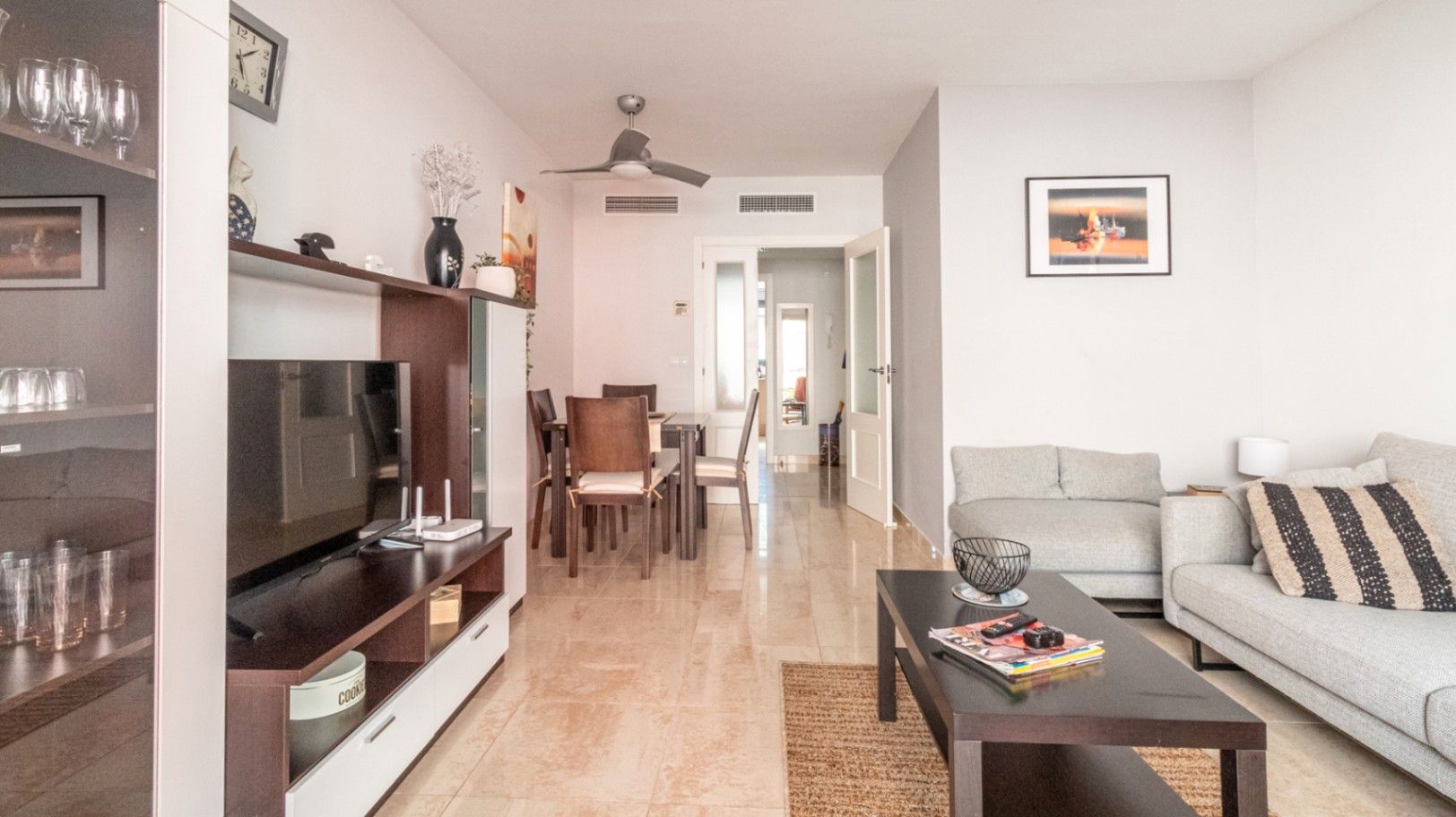 Living room of Apartment for sale in Dénia  with Air Conditioner, Heating and Private garden