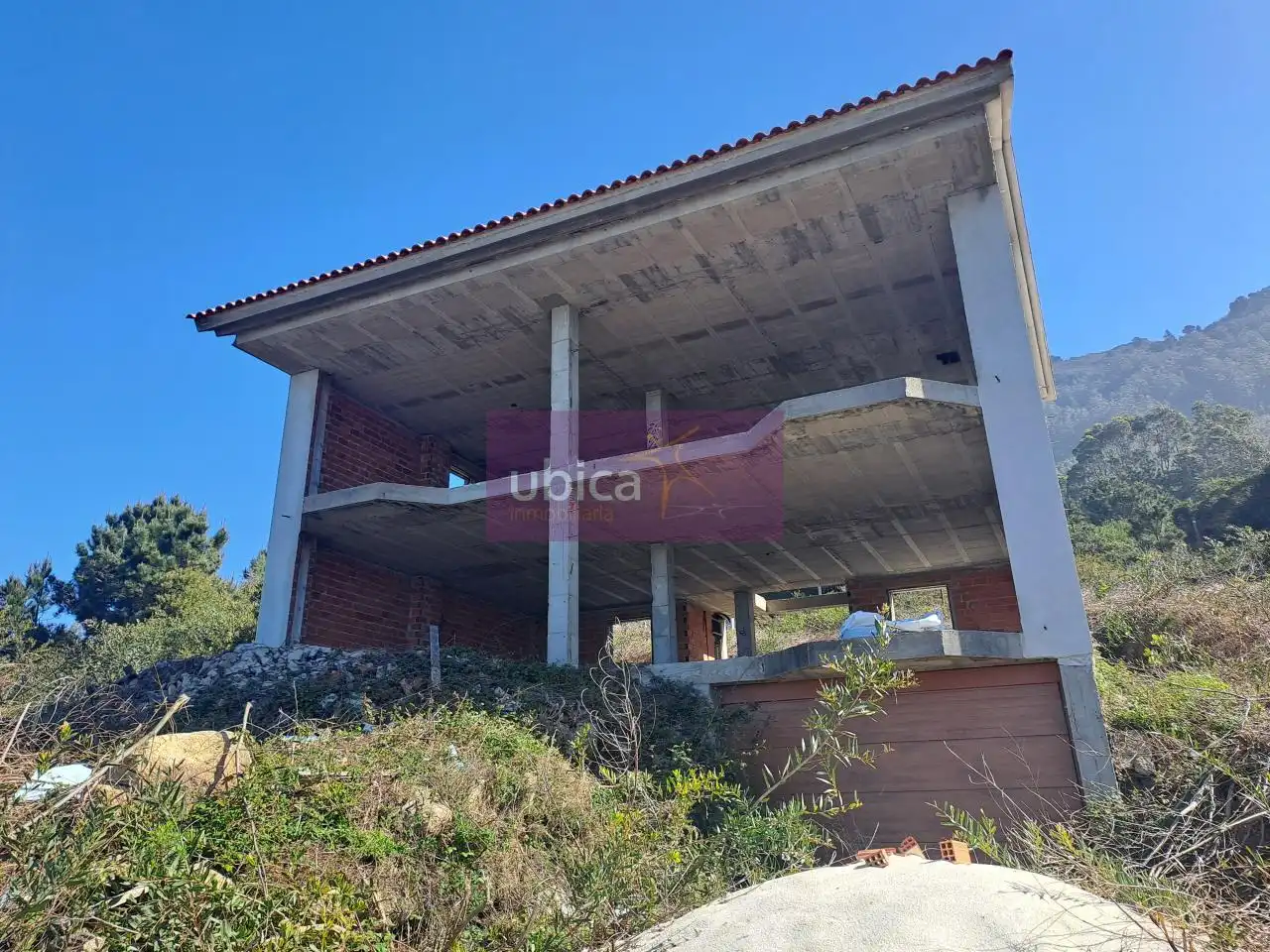 Vista exterior de Casa o chalet en venta en Oia con Jardín privado