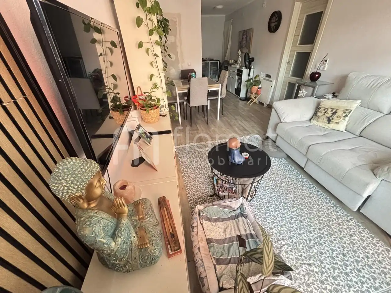 Sala d'estar de Pis en venda en Martorelles amb Calefacció, Parquet i Balcó