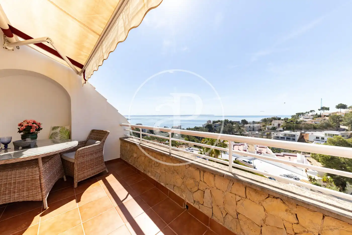 Balcony of Duplexes for sale in Calvià  with Air Conditioner, Heating and Private garden