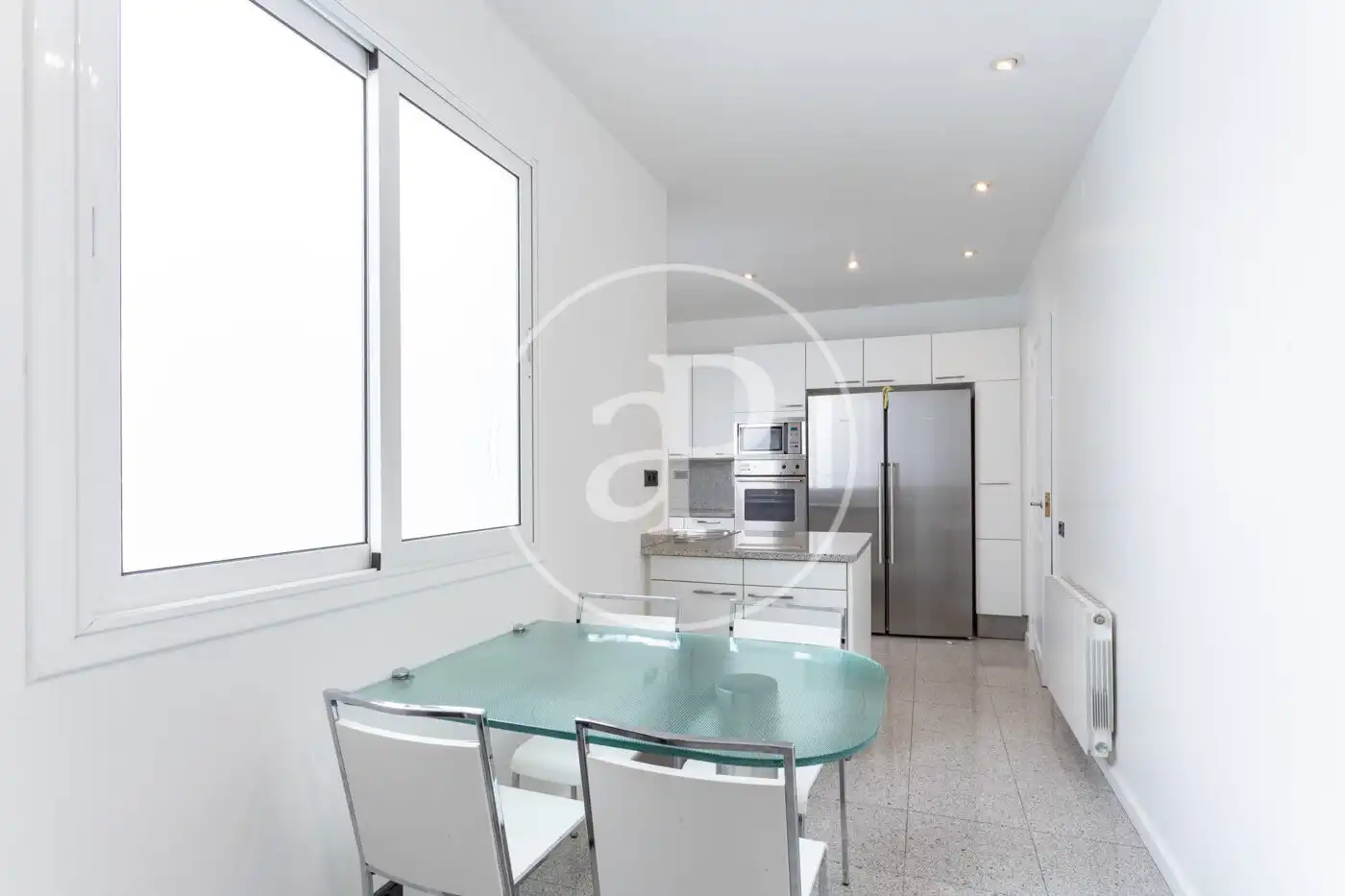 Kitchen of Flat for rent in Barcelona  with Air Conditioner, Heating and Terrace