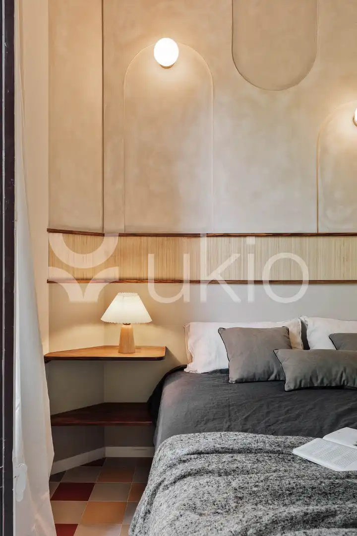 Habitación de Apartamento de alquiler en Barcelona con Aire acondicionado, Calefacción y Amueblado