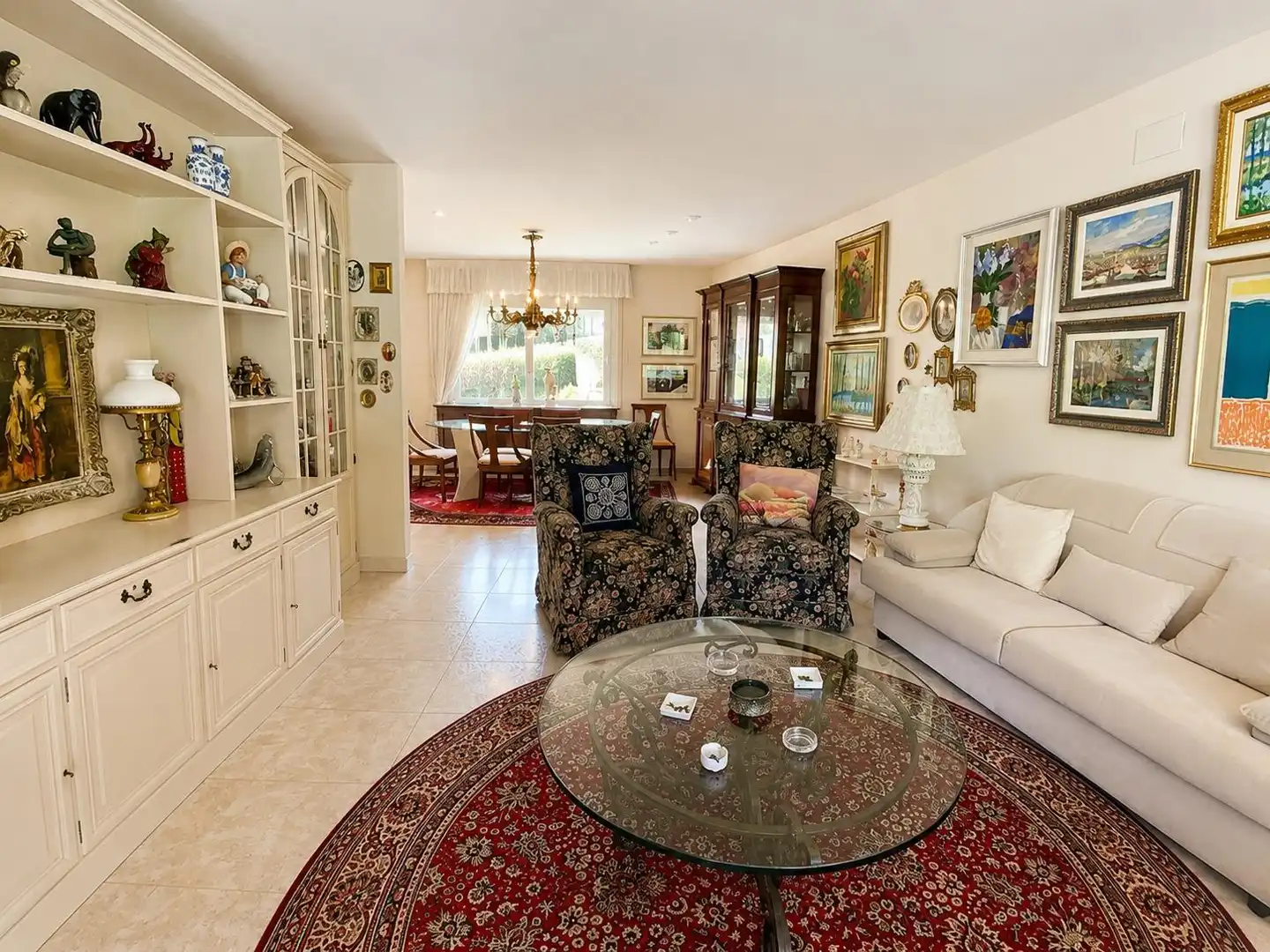 Sala d'estar de Casa o xalet en venda en Teià amb Aire condicionat, Calefacció i Jardí privat