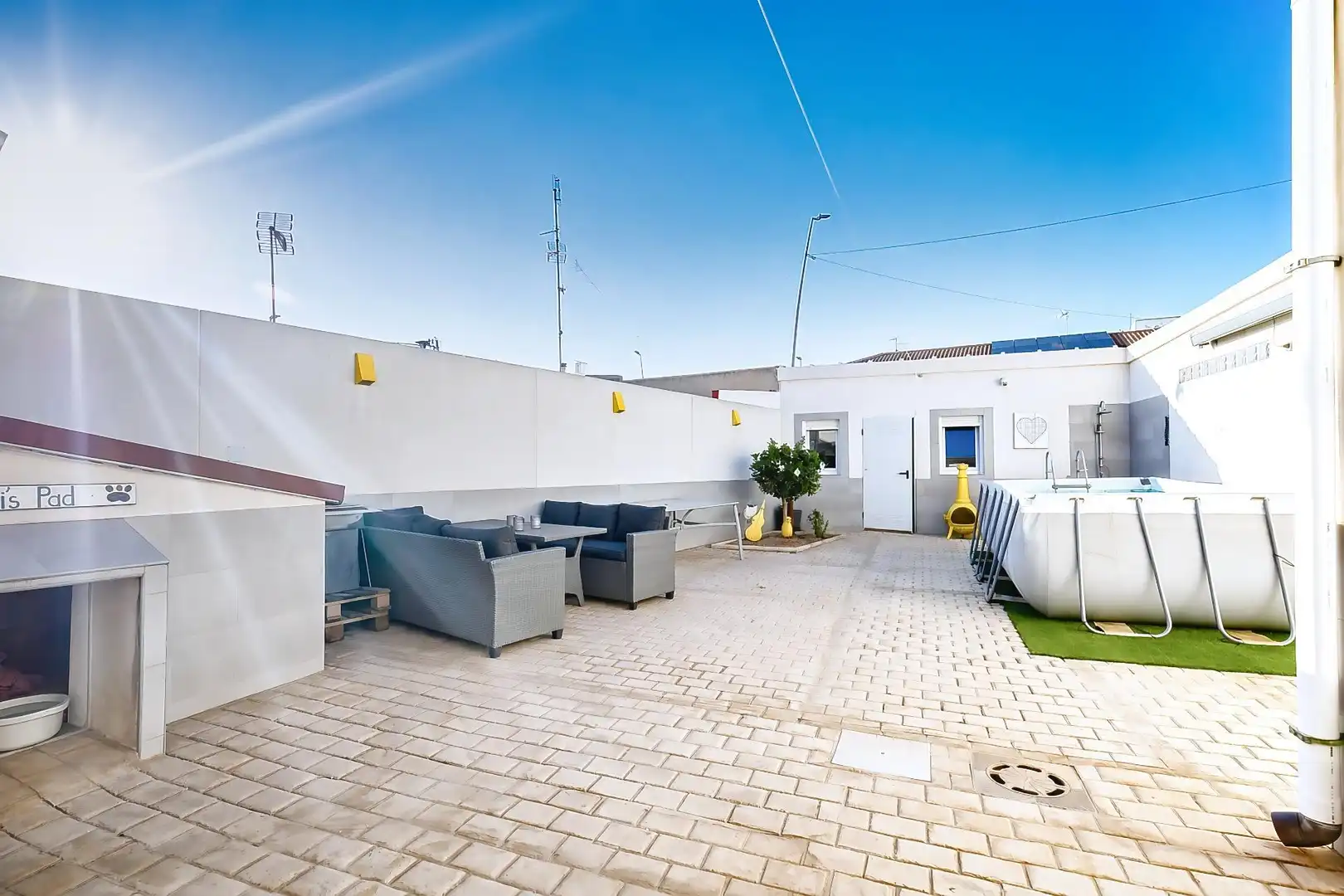 Terraza de Casa adosada en venta en Torre-Pacheco con Aire acondicionado, Calefacción y Jardín privado