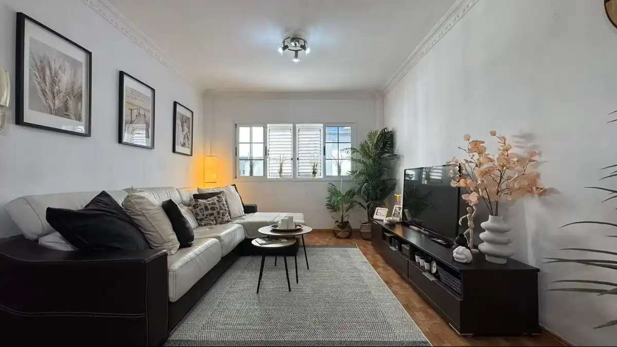 Living room of Flat for sale in Guía de Isora  with Terrace, Storage room and Furnished