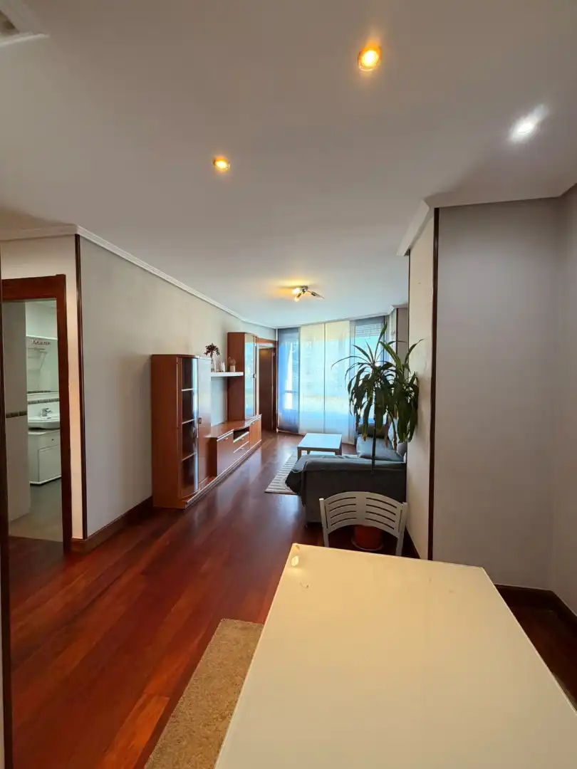 Sala de estar de Piso en venta en Barakaldo  con Calefacción, Parquet y Amueblado