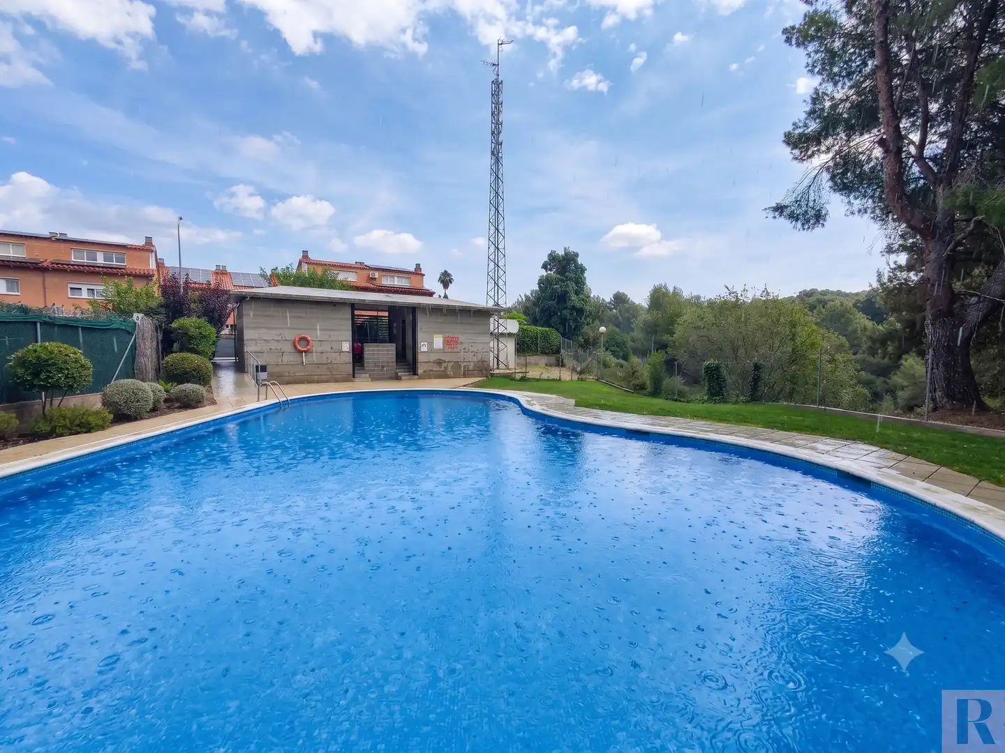 Swimming pool of Detached homes for sale in Viladecavalls  with Heating and Swimming Pool