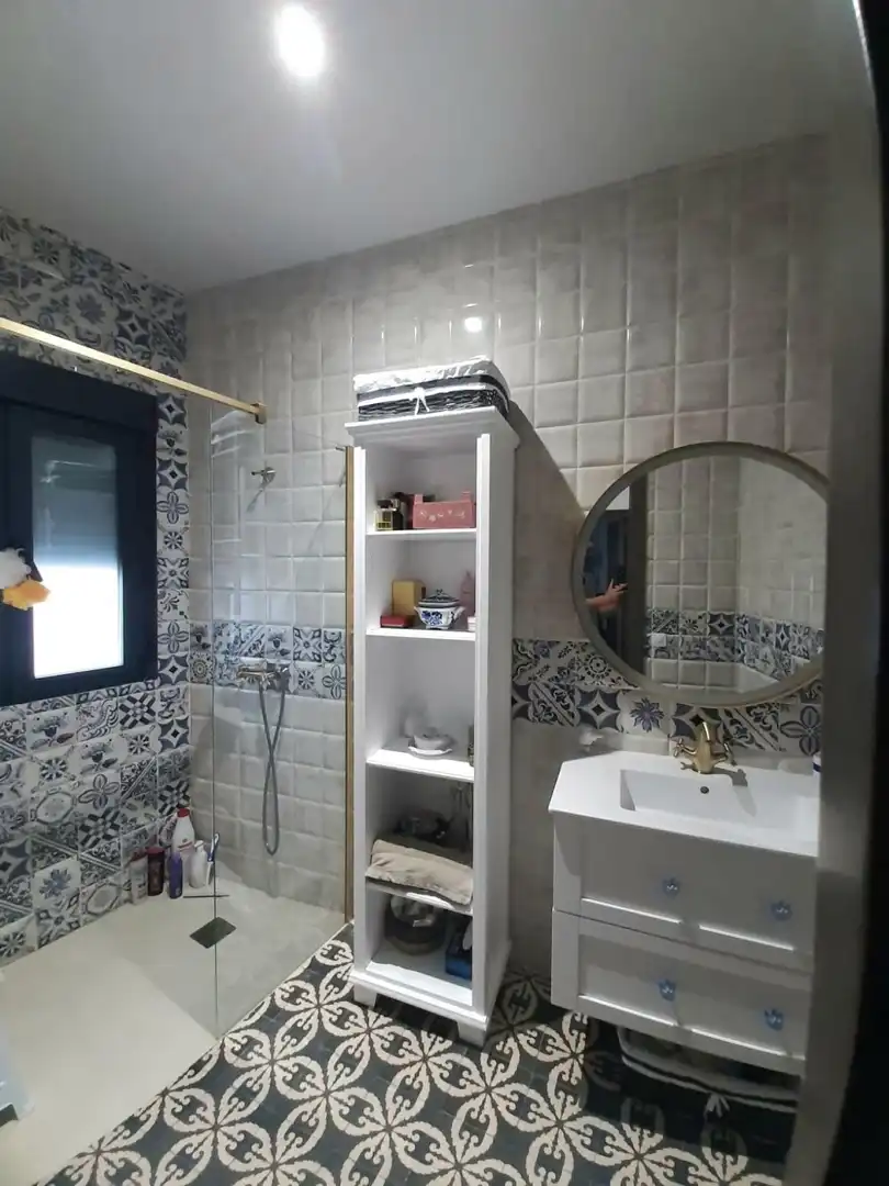 Baño de Casa adosada en venta en Zalamea de la Serena con Aire acondicionado, Calefacción y Terraza