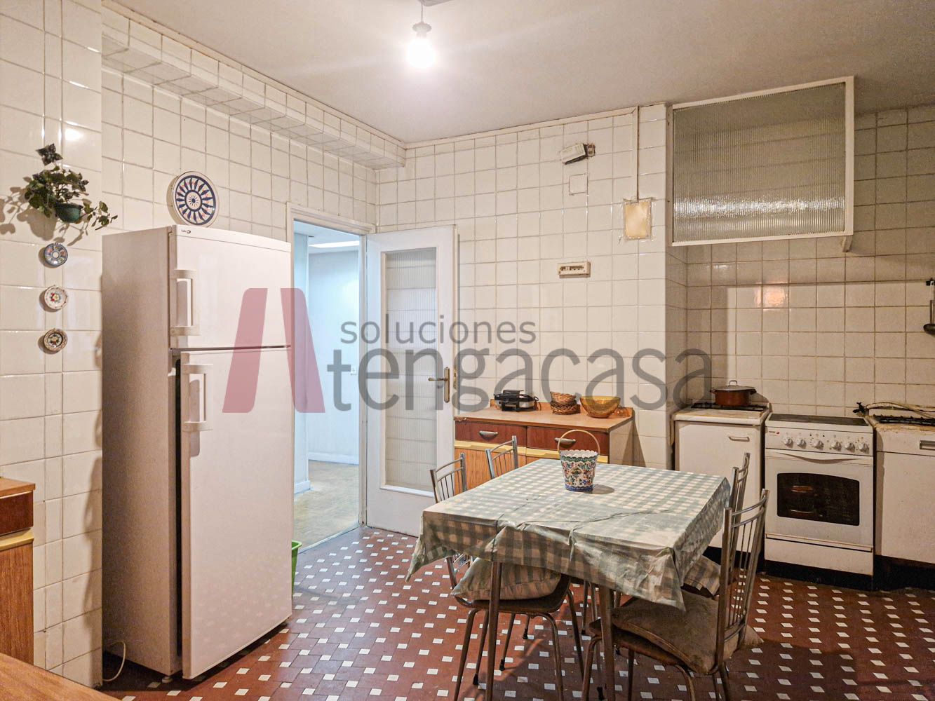Kitchen of Flat for sale in  Madrid Capital  with Heating, Parquet flooring and Terrace