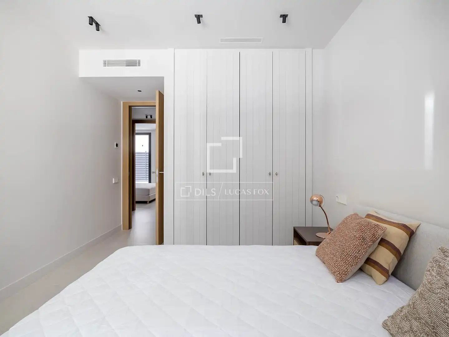 Schlafzimmer von Wohnung zur Miete in Barcelona mit Klimaanlage, Terrasse und Möbliert