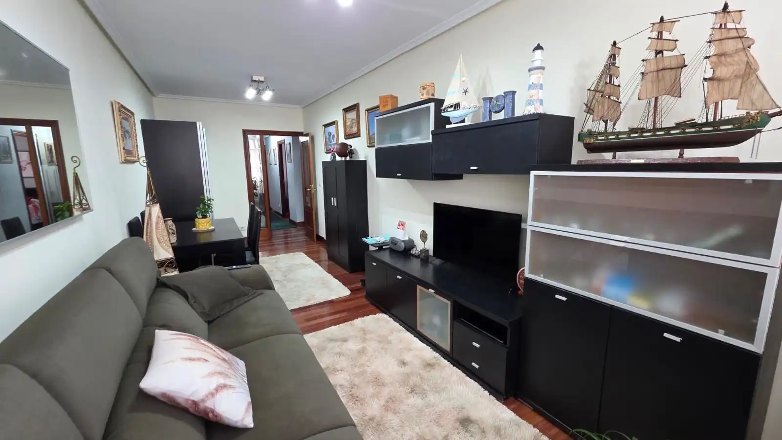 Wohnzimmer von Wohnung zum Verkauf in Castro-Urdiales mit Heizung und Möbliert