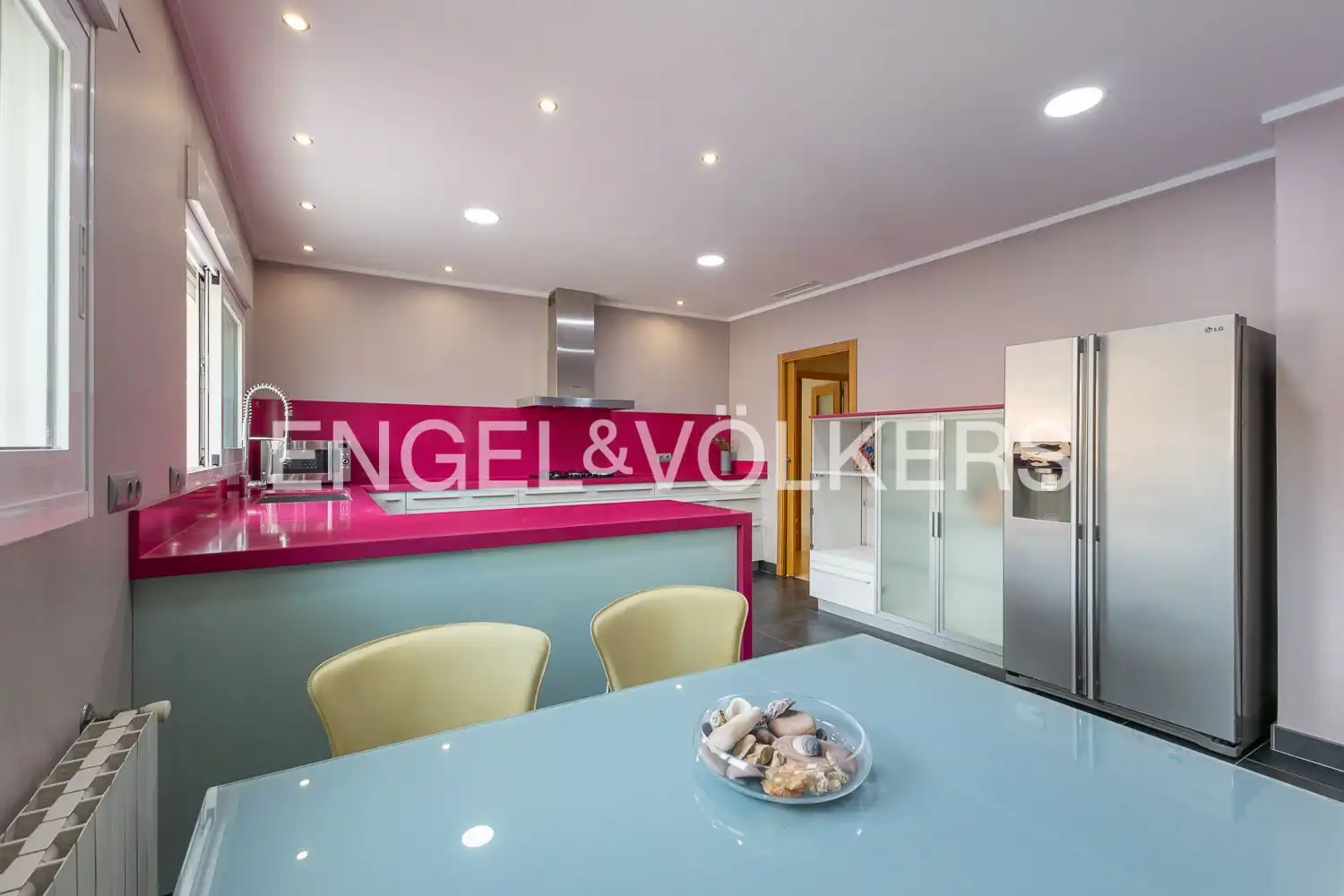 Cocina de Casa adosada en venta en Carcaixent con Aire acondicionado, Calefacción y Terraza