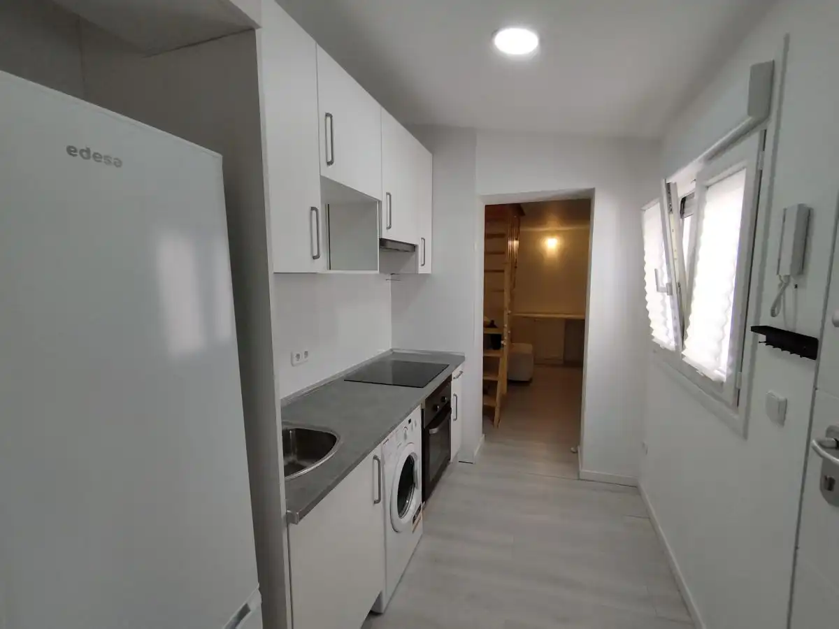 Kitchen of Apartments for rent in Madrid  with Air Conditioner, Heating and Furnished