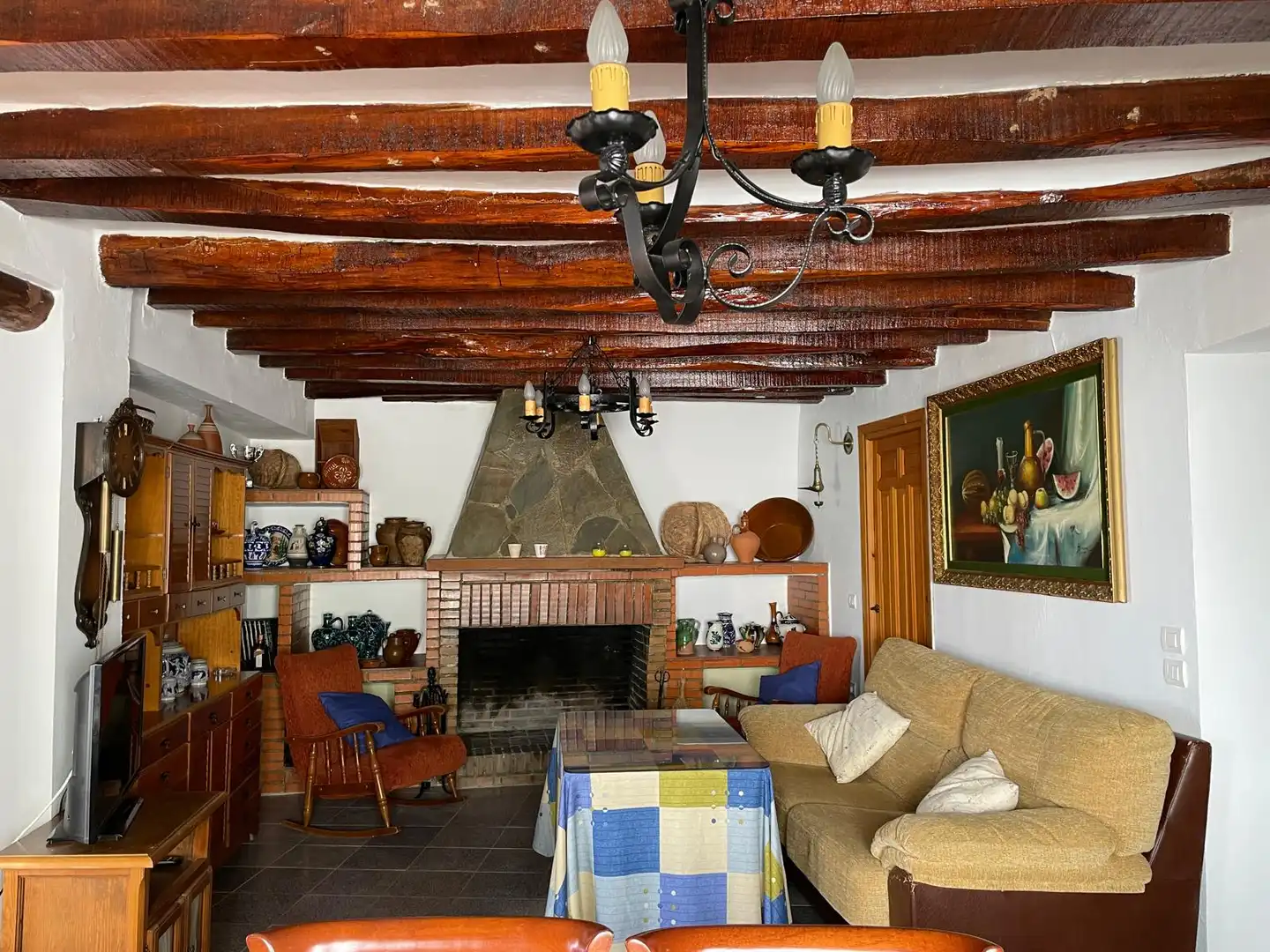Sala d'estar de Casa o xalet en venda en Alpujarra de la Sierra amb Aire condicionat, Calefacció i Terrassa