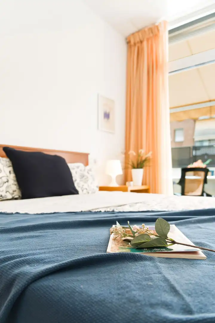 Schlafzimmer von Wohnung zum Verkauf in Lloret de Mar mit Klimaanlage, Heizung und Terrasse