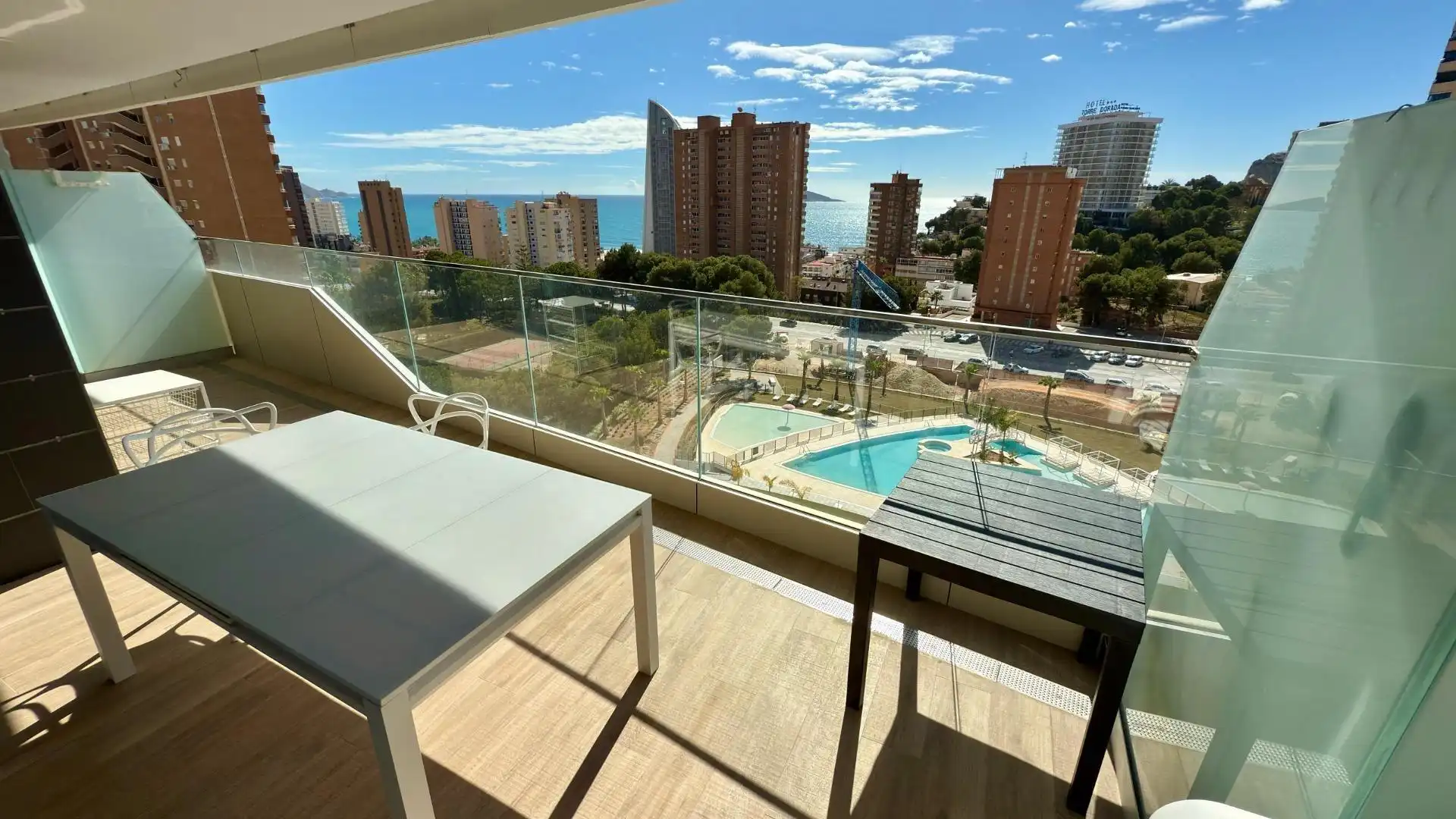 Terrace of Flat for sale in Finestrat  with Air Conditioner, Heating and Terrace