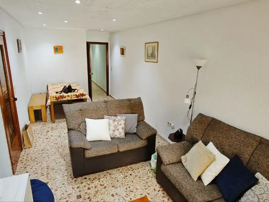 Sala d'estar de Pis en venda en Santa Pola amb Aire condicionat, Terrassa i Balcó