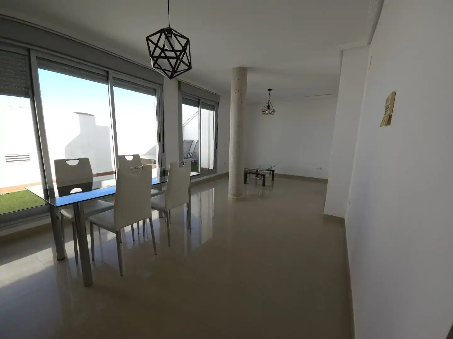 Dining room of Flat for rent in Benissa  with Air Conditioner, Furnished and Balcony